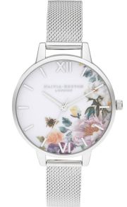 Olivia Burton Enchanted Garden Demi Silver Mesh OB16EG136