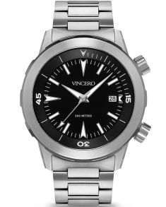 Vincero The Vessel Steel - Silver/Black Bla-SilM-D03